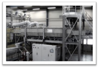 Recovered carbon black handling and processing asset