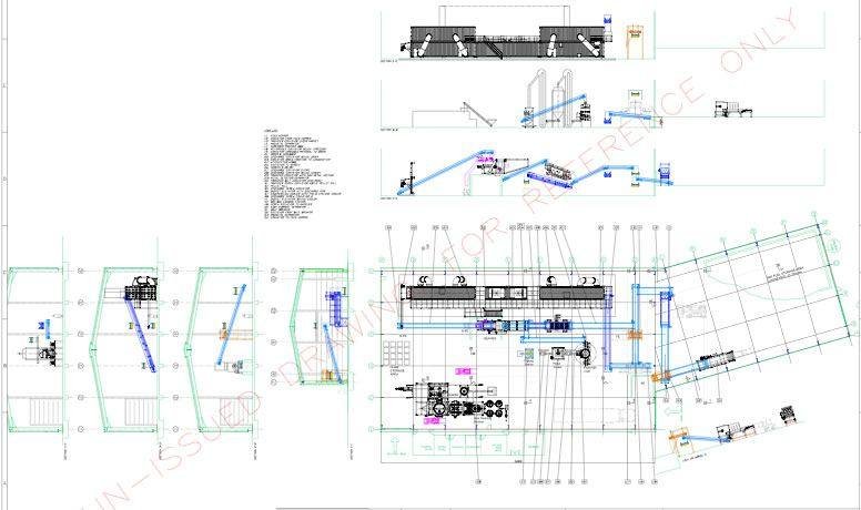 Technical project drawings and development planning